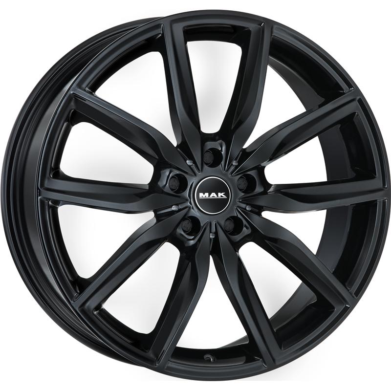 Cerchi in Lega MAK Allianz Glossy Black 5 fori 20\" 9X20 ET35 5x120