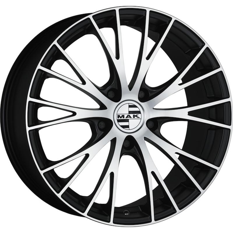 Cerchi in Lega Mak Rennen Ice Black 5 fori 20\" 9X20 ET57 5x130