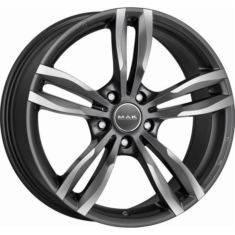 Cerchi in Lega MAK Luft Gun Metallic Mirror 5 fori 19\" 9X19 ET41 5x120