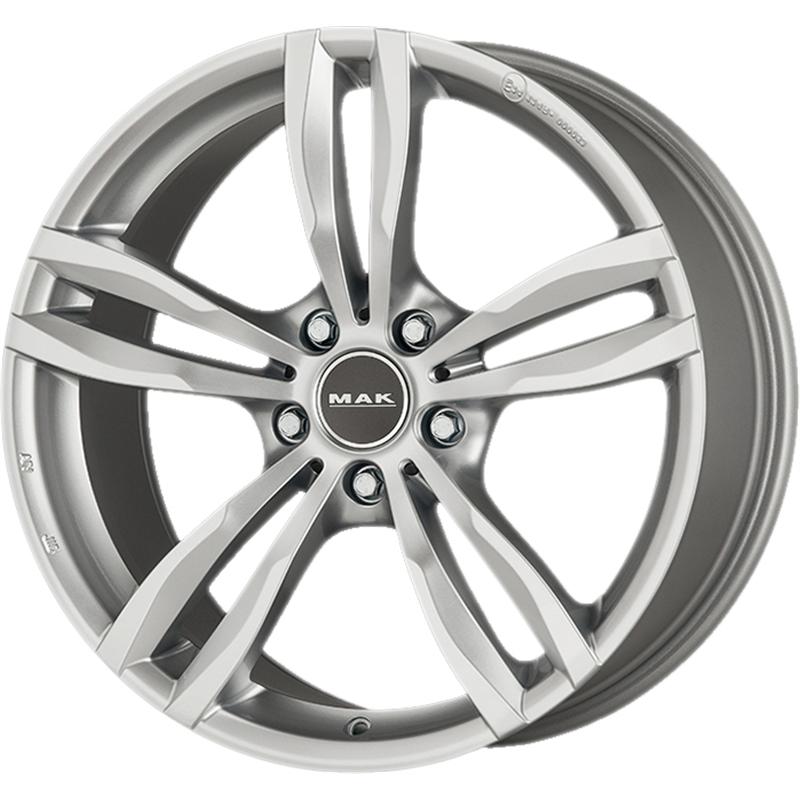 Cerchi in Lega MAK Luft Silver 5 fori 19\" 8.5X19 ET25 5x112