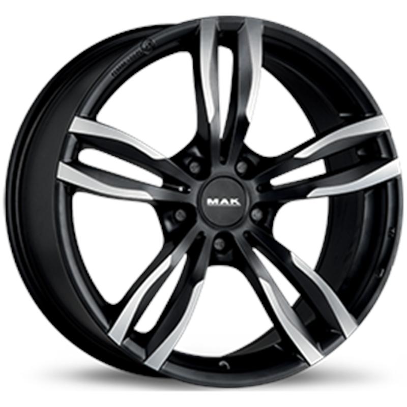 Cerchi in Lega MAK Luft Ice Black 5 fori 19\" 8.5X19 ET47 5x120