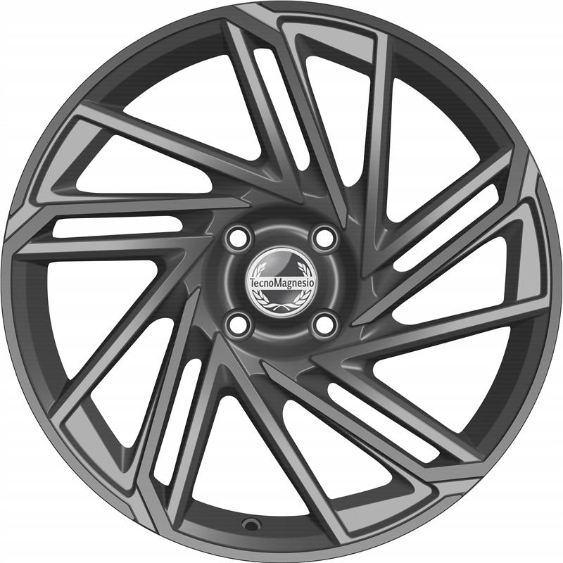 Cerchi in Lega TECNOMAGNESIO Epower Gun Metallic 4 fori 18\" 7X18 ET30 4x108