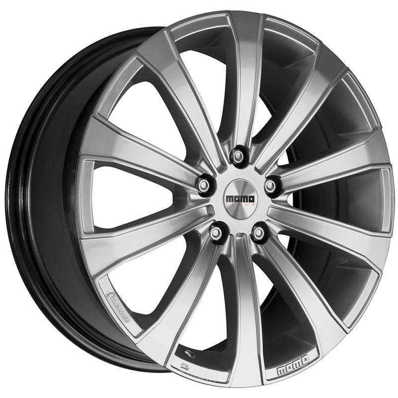 Cerchi in Lega MOMO WHEELS Europe Hyper Silver 5 fori 16\" 7X16 ET38 5x105