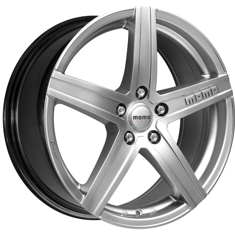 Cerchi in Lega MOMO WHEELS Hyperstar Hyper Silver 5 fori 17\" 7.5X17 ET45 5x108