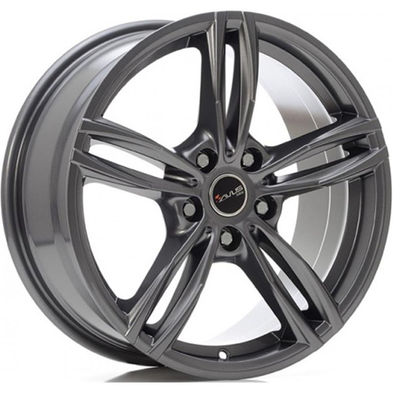 Cerchi in Lega Avus Af15 Anthracite 5 fori 17\" 8X17 ET35 5x112