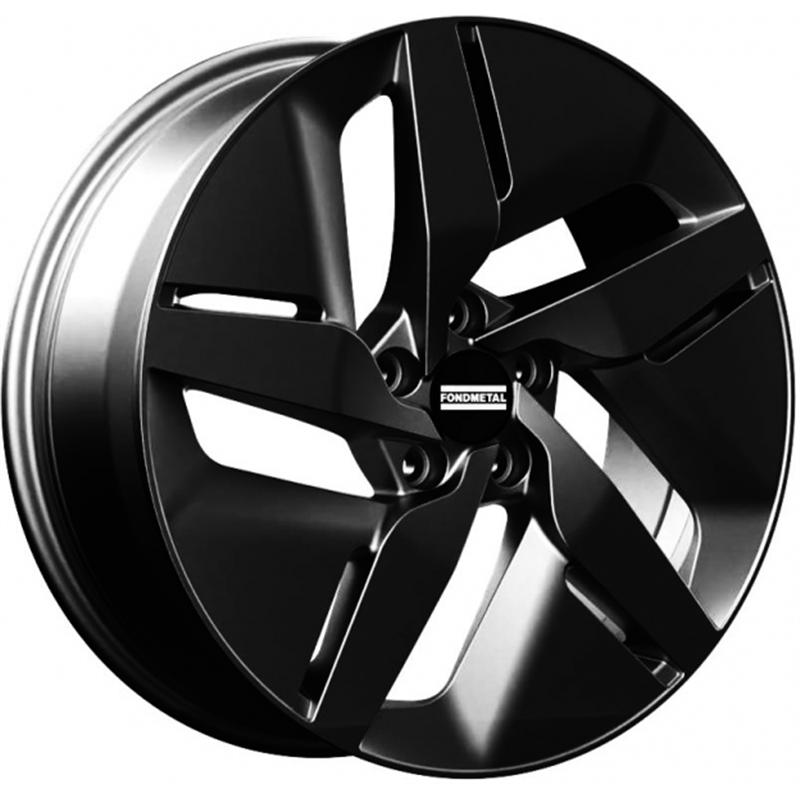 Cerchi in Lega FONDMETAL E-Joule Glossy Black 5 fori 19\" 9.5X19 ET45 5x114.3