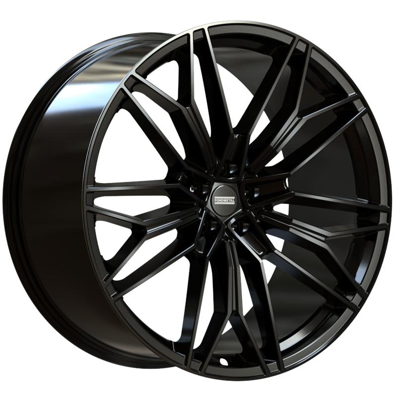 Cerchi in Lega Fondmetal StC-23 Glossy Black 5 fori 23\" 11.5X23 ET22 5x130