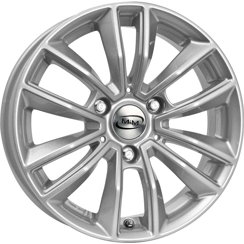 Cerchi in Lega DEDICO Bayern Ece Kristal Silver 3 fori 15\" 4.5X15 ET23.5 3x112