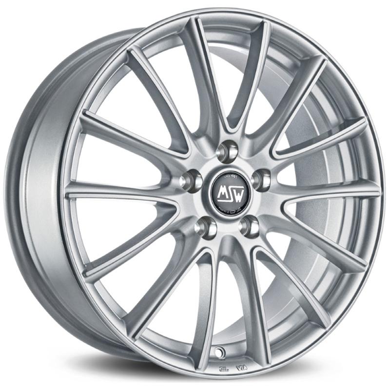 Cerchi in Lega MSW Msw 86 Full Silver 5 fori 18\" 7.5X18 ET45 5x108