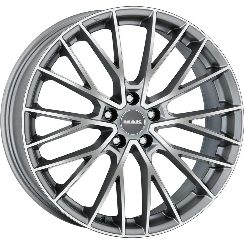Cerchi in Lega MAK SpecialE-D Gun Metallic Mirror 5 fori 20\" 9.5X20 ET45 5x112