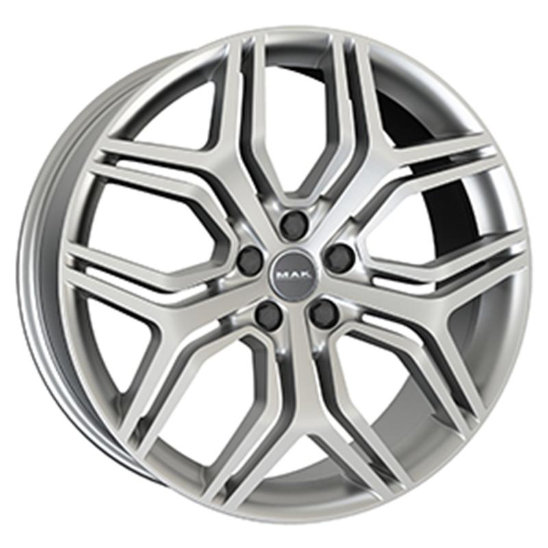 Cerchi in Lega MAK Kingdom Silver 5 fori 20\" 8.5X20 ET47 5x120
