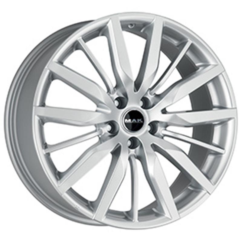 Cerchi in Lega MAK Barbury Silver 5 fori 20\" 9.5X20 ET35 5x120