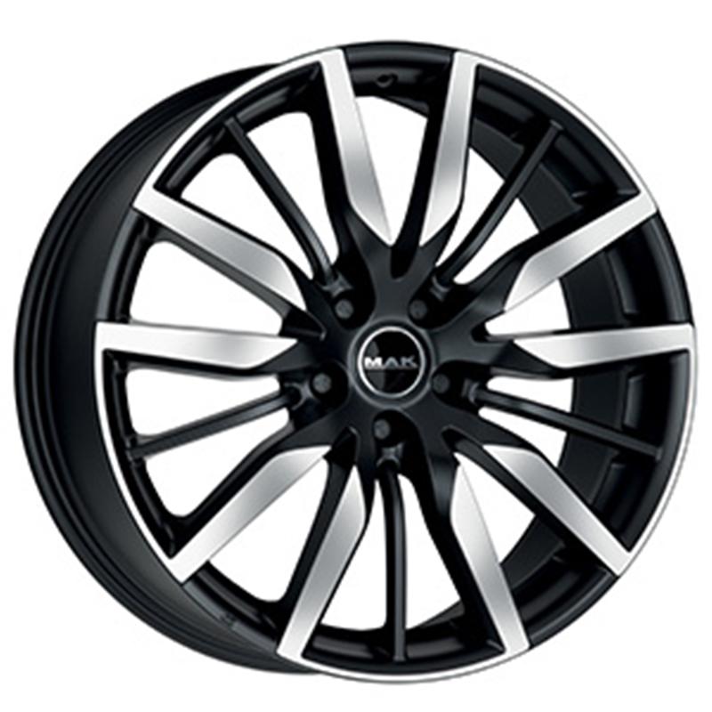 Cerchi in Lega MAK Barbury Black Mirror 5 fori 19\" 7.5X19 ET40 5x114.3