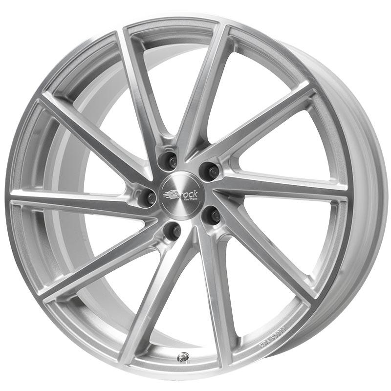 Cerchi in Lega Brock B37 Silver Mirror 5 fori 19\" 8.5X19 ET45 5x114.3