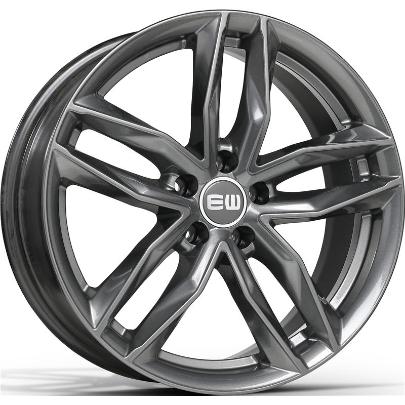 Cerchi in Lega Ew Ew04 Must Palladium 5 fori 18\" 8X18 ET35 5x100