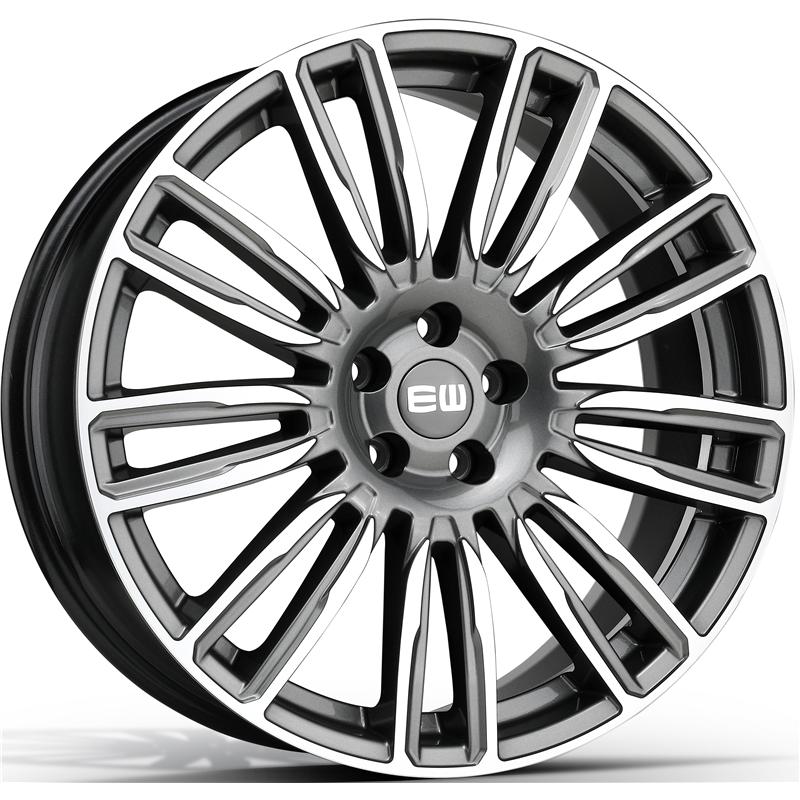 Cerchi in Lega Ew Ew06 Mirage Palladium Polished 5 fori 19\" 8.5X19 ET30 5x110