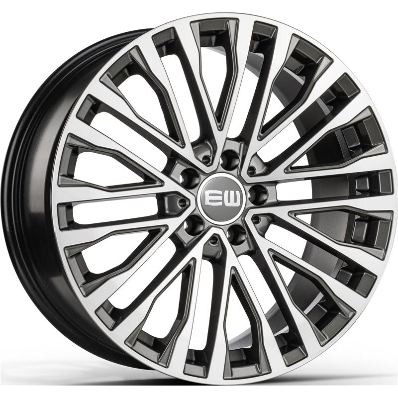 Cerchi in Lega Ew Ew19 Sirius Palladium Polished 5 fori 19\" 9.5X19 ET38 5x112