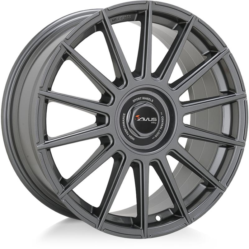 Cerchi in Lega Avus AC-M09 Anthracite 5 fori 18\" 8X18 ET30 5x112