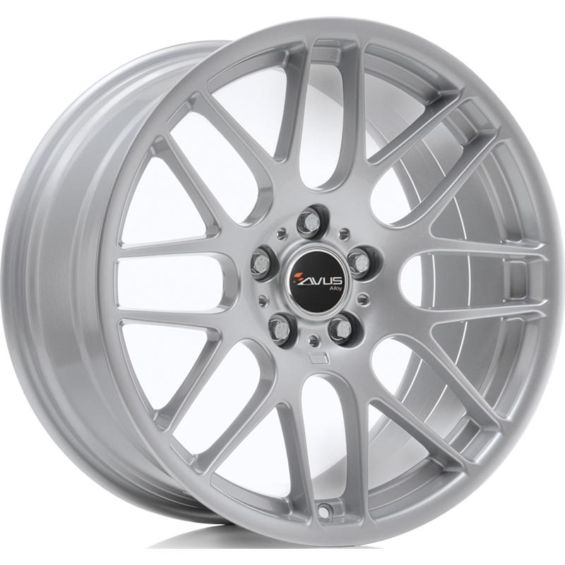 Cerchi in Lega Avus AC-Mb4 Hyper Silver 5 fori 18\" 8X18 ET30 5x112