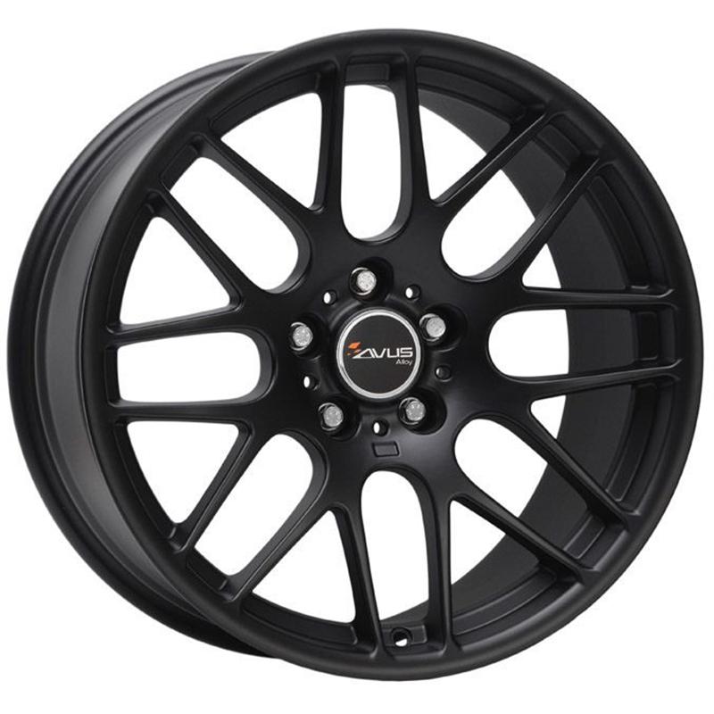 Cerchi in Lega AVUS AC-Mb4 Matt Black 5 fori 19\" 9.5X19 ET37 5x120