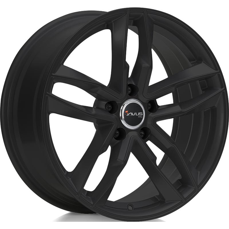 Cerchi in Lega AVUS Af16 Matt Black 5 fori 20\" 9X20 ET45 5x120
