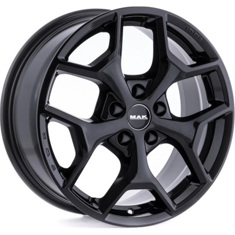 Cerchi in Lega MAK Liberty Matt Black 5 fori 17\" 7.5X17 ET39 5x110