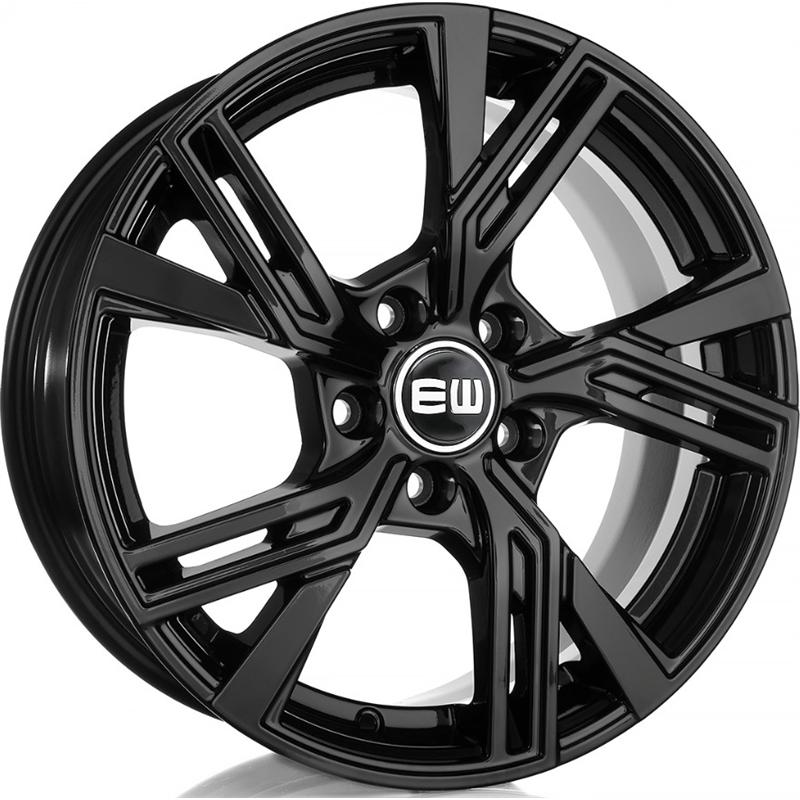 Cerchi in Lega Ew Ew16 Thoth Black 5 fori 17\" 7.5X17 ET45 5x112