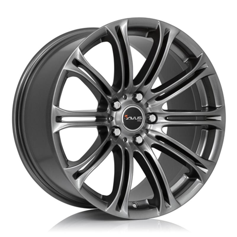 Cerchi in Lega Avus AC-Mb1 Anthracite 5 fori 18\" 8X18 ET30 5x120