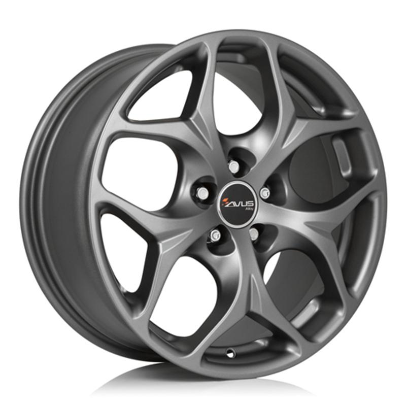 Cerchi in Lega AVUS AC-Mb2 Antracite Diamantato 5 fori 18\" 8.5X18 ET58 5x130