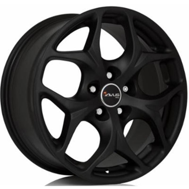 Cerchi in Lega AVUS AC-Mb2 Matt Black 5 fori 18\" 8.5X18 ET43 5x112