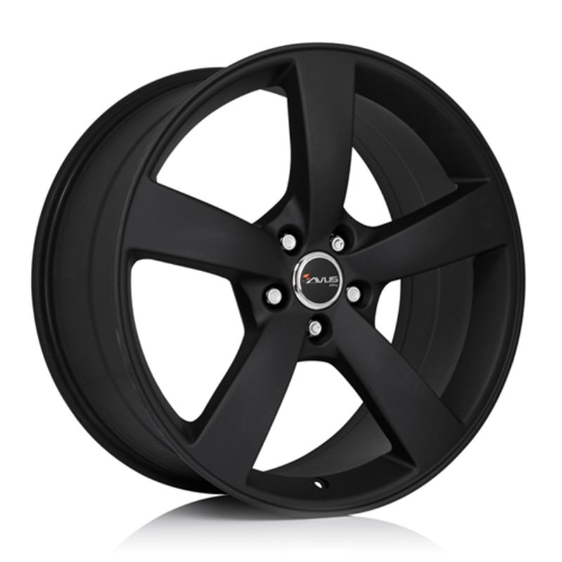 Cerchi in Lega Avus Af10 Matt Black 5 fori 21\" 10X21 ET50 5x112