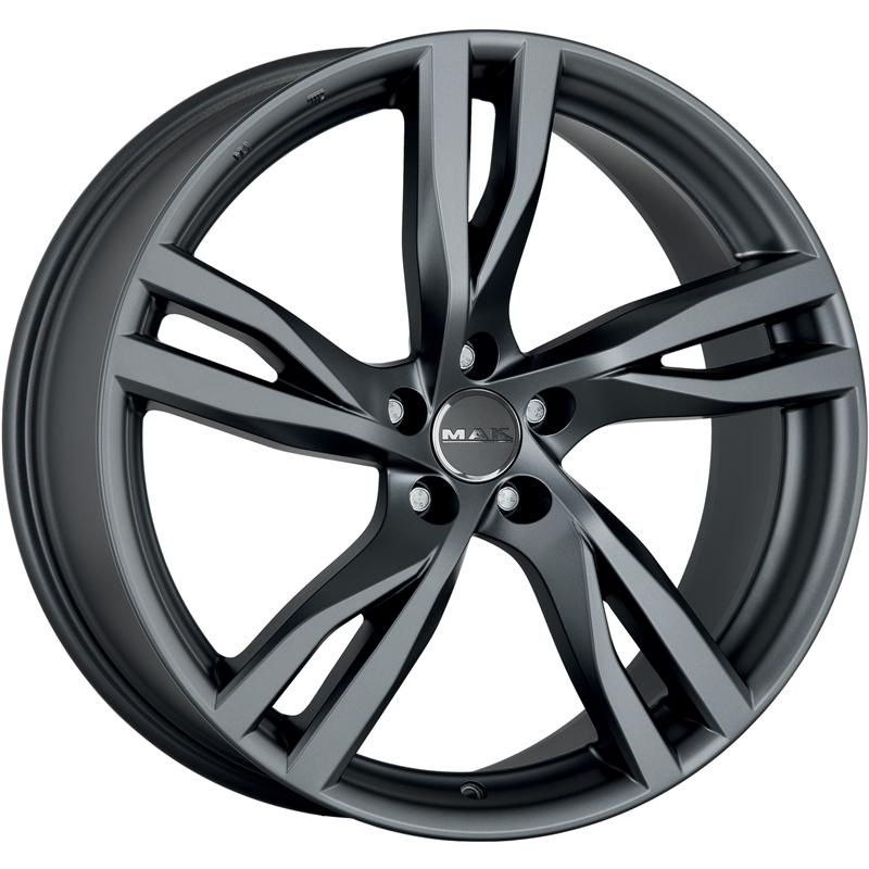 Cerchi in Lega MAK Stockholm Matt Titan 5 fori 19\" 8.5X19 ET32 5x112