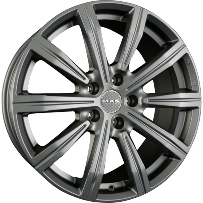 Cerchi in Lega MAK Birmingham Matt Titan 5 fori 19\" 8.5X19 ET35 5x120