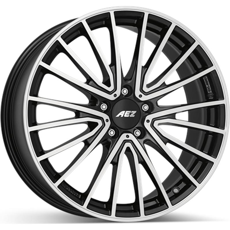 Cerchi in Lega Aez Berlin Black Mirror 5 fori 19\" 7.5X19 ET49 5x112
