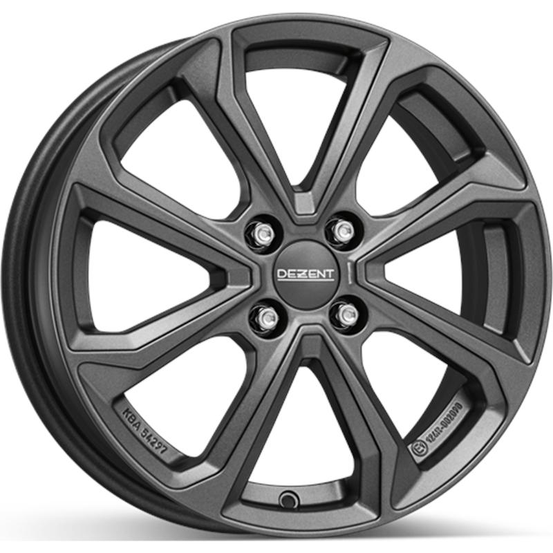 Cerchi in Lega Dezent Kt Anthracite 4 fori 15\" 6X15 ET46 4x100
