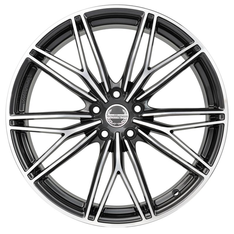 Cerchi in Lega Tecnomagnesio Motorsport Gun Metallic Mirror 5 fori 20\" 8X20 ET46 5x112