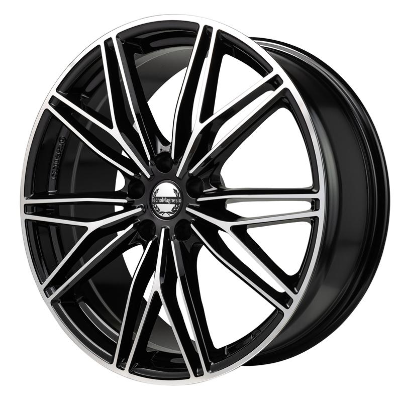 Cerchi in Lega Tecnomagnesio Motorsport Black Mirror 5 fori 20\" 8X20 ET46 5x112