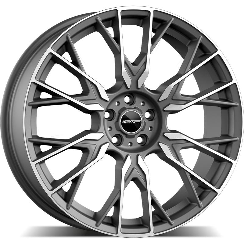 Cerchi in Lega Gmp Fender Matt Anthracite Diamond 5 fori 20\" 8.5X20 ET45 5x112