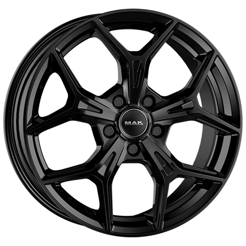 Cerchi in Lega MAK Epica Matt Black 5 fori 17\" 6.5X17 ET45 5x114.3