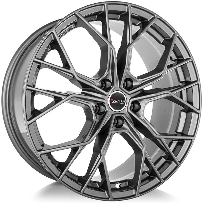 Cerchi in Lega AVUS AC-M10 Anthracite 5 fori 19\" 8.5X19 ET45 5x112