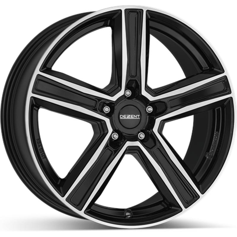 Cerchi in Lega Dezent Kg Black Mirror 5 fori 18\" 7X18 ET22 5x112