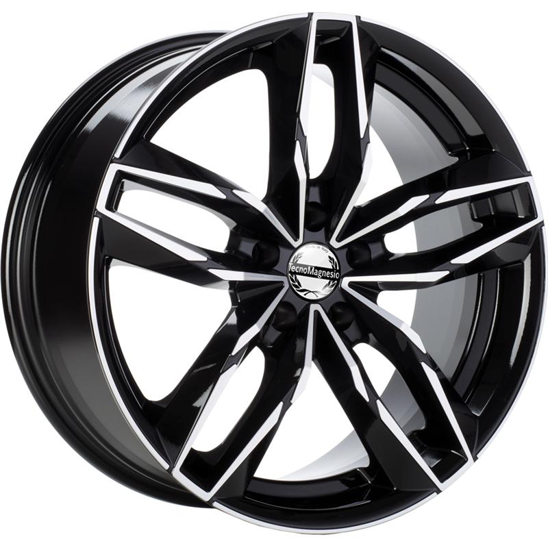 Cerchi in Lega Tecnomagnesio Spyder Black Mirror 5 fori 18\" 8X18 ET45 5x112