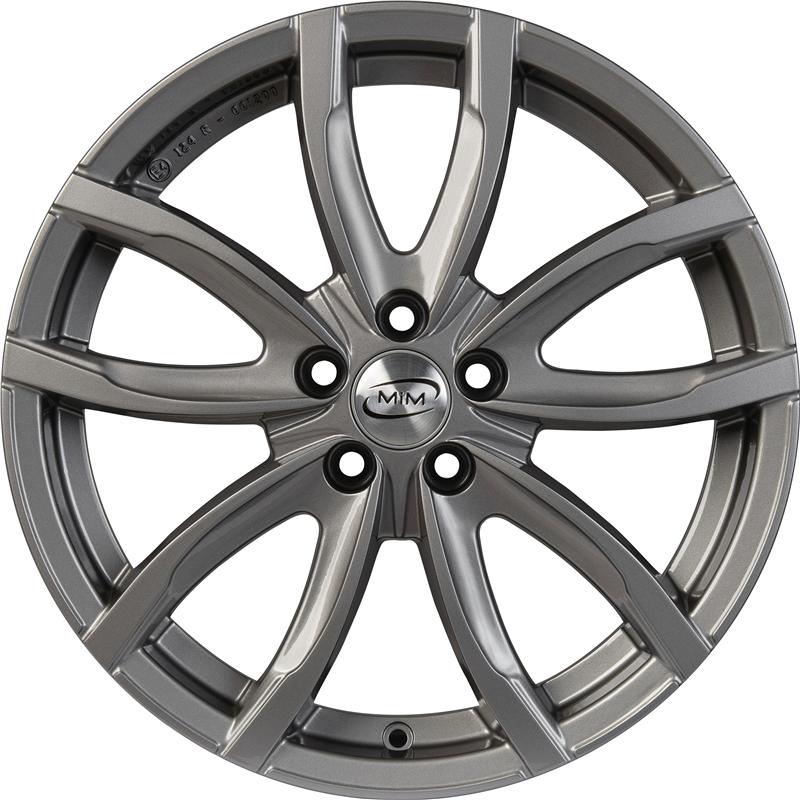 Cerchi in Lega Mim Evo001 Dark Gun Full 5 fori 18\" 7.5X18 ET41 5x110