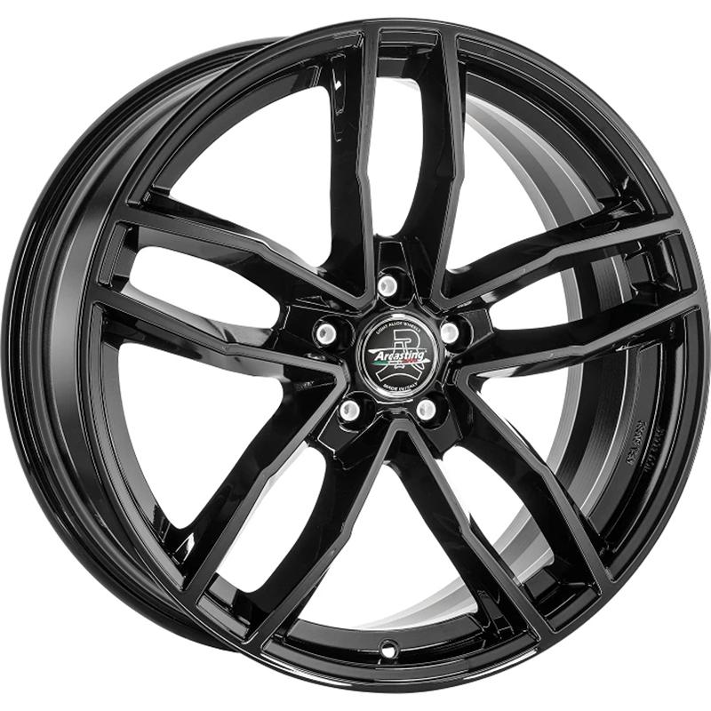 Cerchio ARCASTING Canova Glossy Black 5 fori 17\" 7.5X17 ET38 5x112