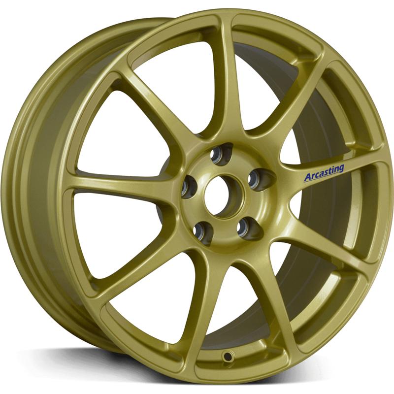 Cerchio ARCASTING Excalibur Gold 4 fori 17\" 7X17 ET40 4x100