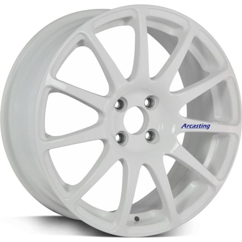 Cerchio ARCASTING Excalibur White 4 fori 17\" 7X17 ET30 4x98