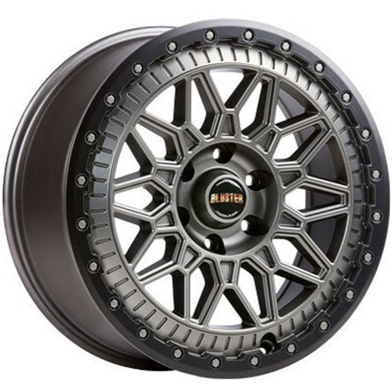 Cerchi in Lega FONDMETAL Bluster Matt Titanium Black Lip 6 fori 18\" 8X18 ET48 6x120