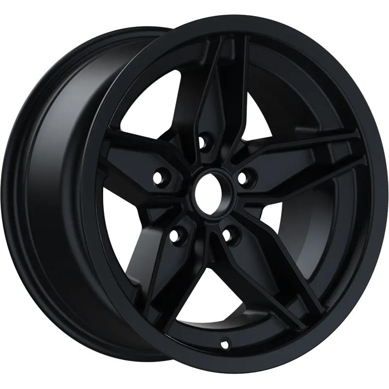 Cerchi in Lega FONDMETAL Str16 Matt Black 5 fori 16\" 8X16 ET-2.3 5x108