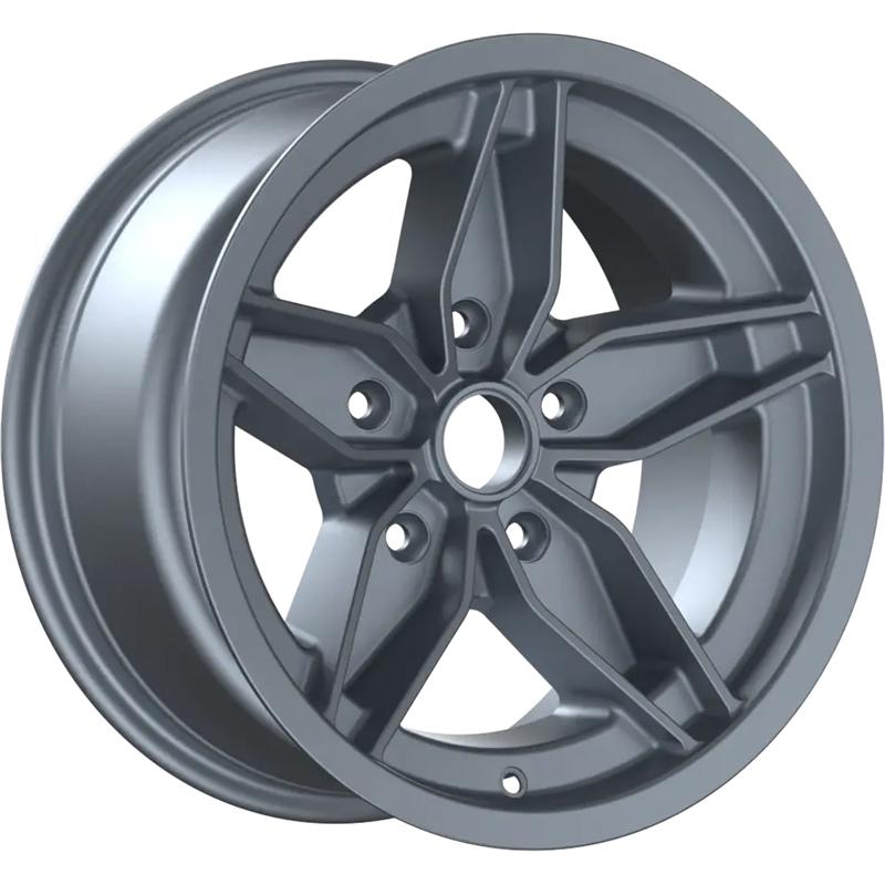 Cerchi in Lega FONDMETAL Str16 Matt Silver 5 fori 16\" 7X16 ET10.4 5x108