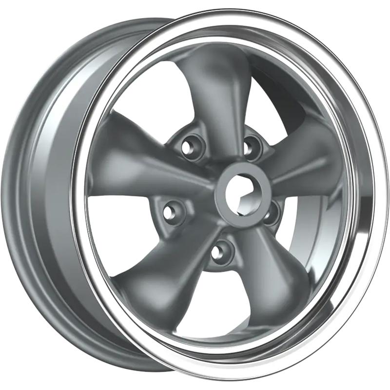 Cerchi in Lega FONDMETAL Tt01 Matt Clearcoat 20 Gloss Machined 5 fori 15\" 6X15 ET36 5x130